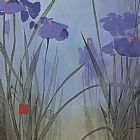 Don Li-leger Canvas Paintings - Garden Delights I